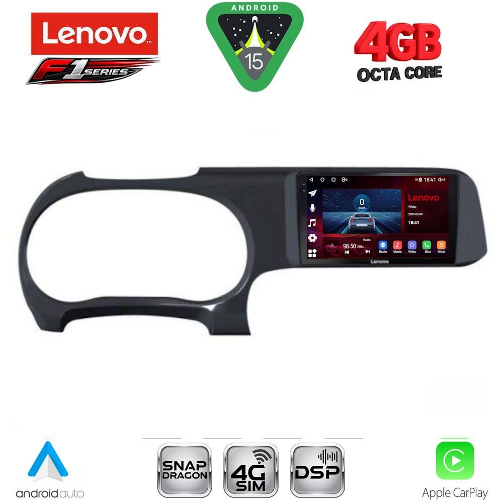 Βλησαρούλης Car Center - LENOVO SSQ 9225_CPA (9inc) MULTIMEDIA TABLET for HYUNDAI i10 mod. 2020-2026