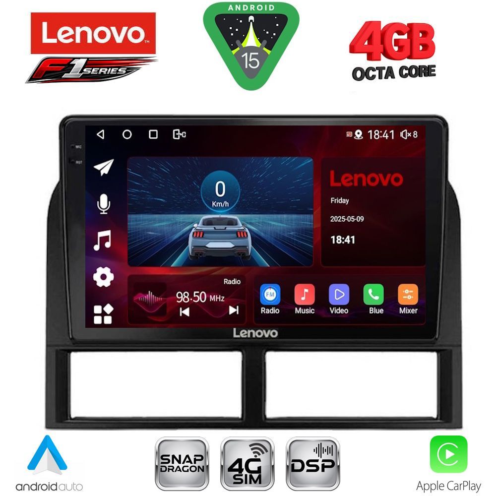 Βλησαρούλης Car Center - LENOVO SSQ 9280_CPA (9inc) MULTIMEDIA TABLET for JEEP GRAND CHEROKEE mod. 1999-2004
