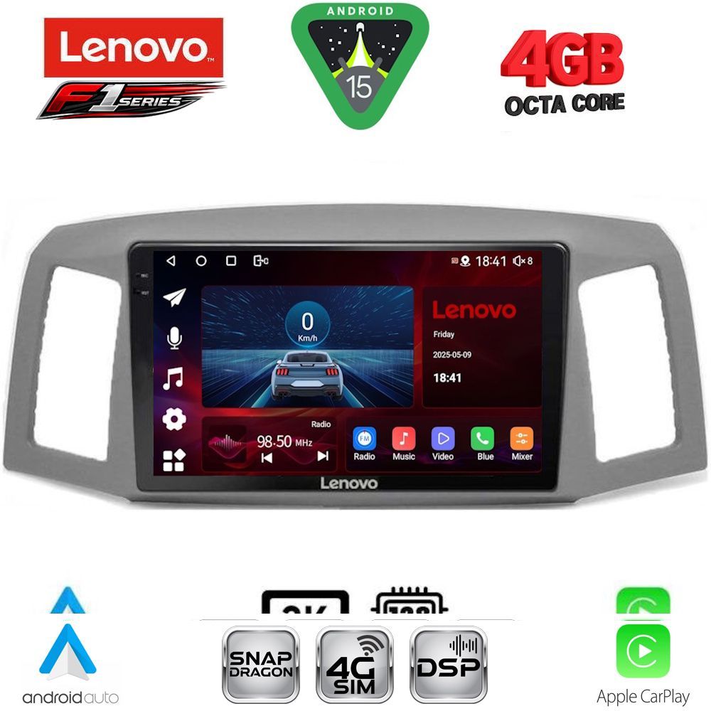Βλησαρούλης Car Center - LENOVO SSQ 9281_CPA (10inc) MULTIMEDIA TABLET for JEEP GRAND CHEROKEE mod. 2005-2007