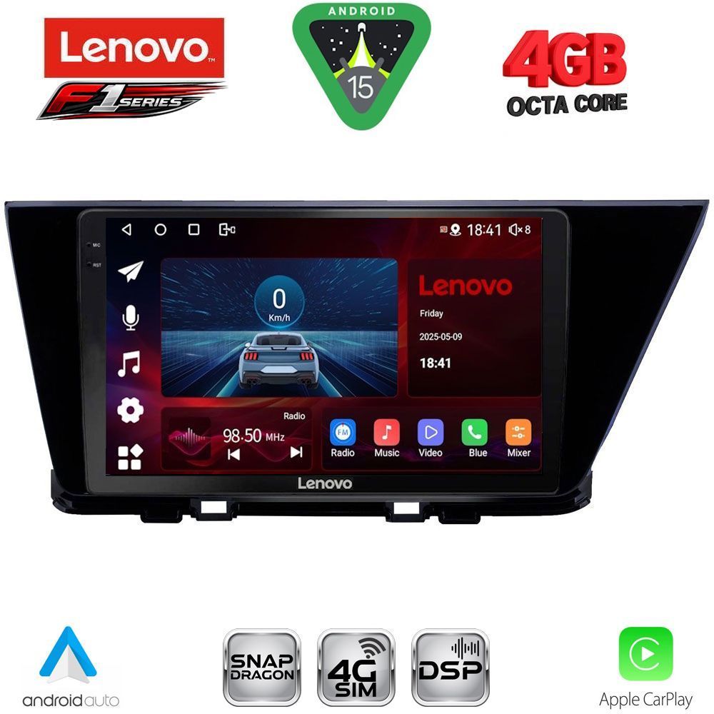 Βλησαρούλης Car Center - LENOVO SSQ 9305_CPA (9inc) MULTIMEDIA TABLET for KIA NIRO mod. 2017-2021