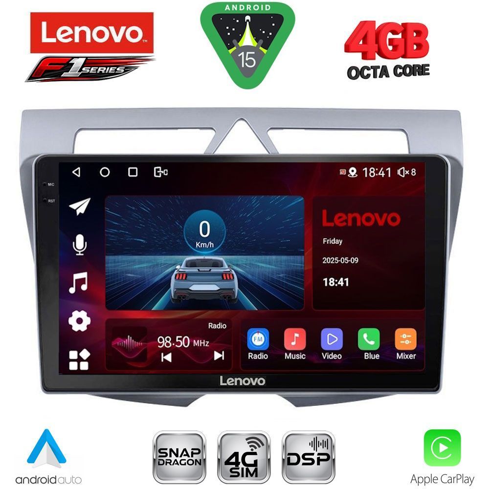 Βλησαρούλης Car Center - LENOVO SSQ 9307_CPA (9inc) MULTIMEDIA TABLET for KIA PICANTO mod. 2008-2011