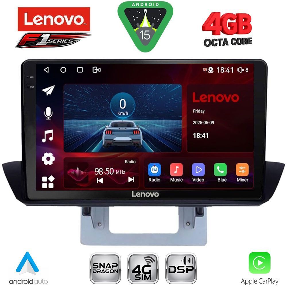 Βλησαρούλης Car Center - LENOVO SSQ 9364_CPA DASH (9inc) MULTIMEDIA TABLET for MAZDA BT50 mod. 2012-2019