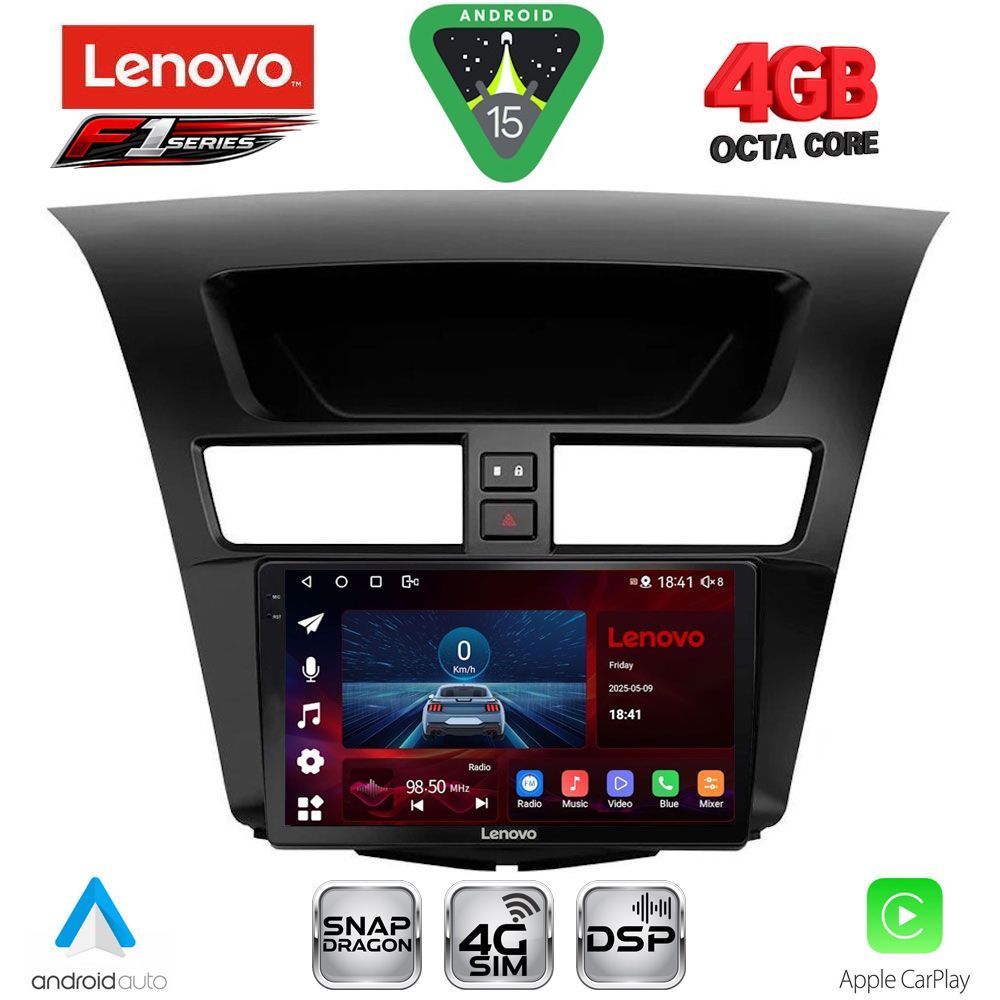 Βλησαρούλης Car Center - LENOVO SSQ 9364_CPA (9inc) MULTIMEDIA TABLET for MAZDA BT50 mod. 2012-2019