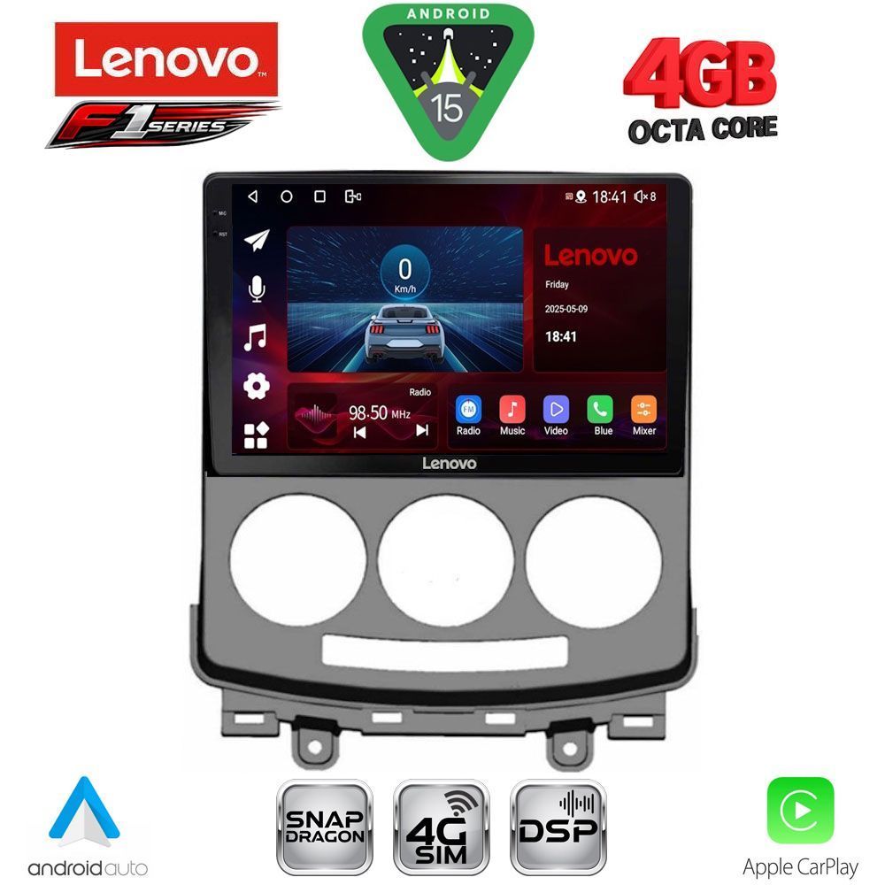 Βλησαρούλης Car Center - LENOVO SSQ 9370_CPA (9inc) MULTIMEDIA TABLET for MAZDA 5  mod. 2004-2010