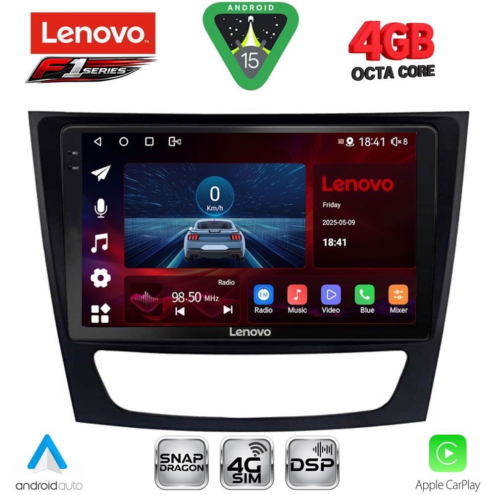 Βλησαρούλης Car Center - LENOVO SSQ 9408_CPA (9inc) MULTIMEDIA TABLET for MERCEDES E (W211) – CLS (W219) mod. 2003-2009