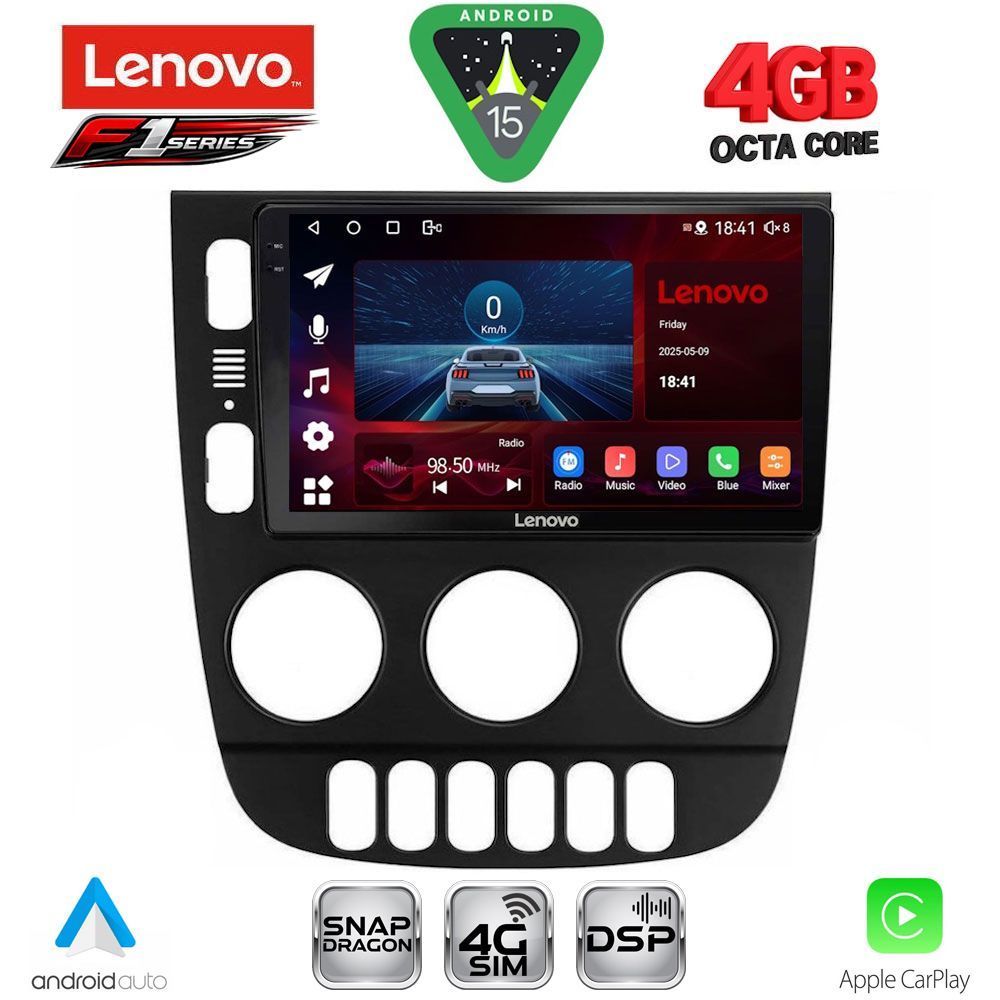 Βλησαρούλης Car Center - LENOVO SSQ 9413_CPA (9inc) MULTIMEDIA TABLET for MERCEDES ML (W163) mod. 2002-2005