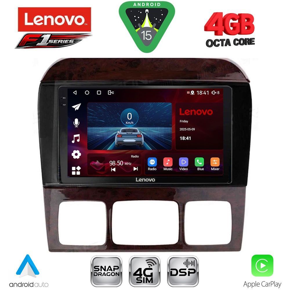 Βλησαρούλης Car Center - LENOVO SSQ 9426_CPA (9inc) MULTIMEDIA TABLET for MERCEDES  S  W220  mod. 1998-2005