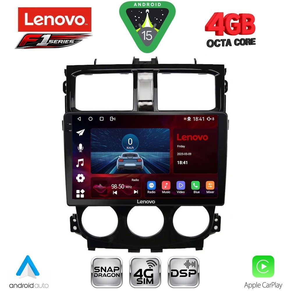 Βλησαρούλης Car Center - LENOVO SSQ 9435_CPA (9inc) MULTIMEDIA TABLET for MITSUBISHI COLT mod. 2013-2023