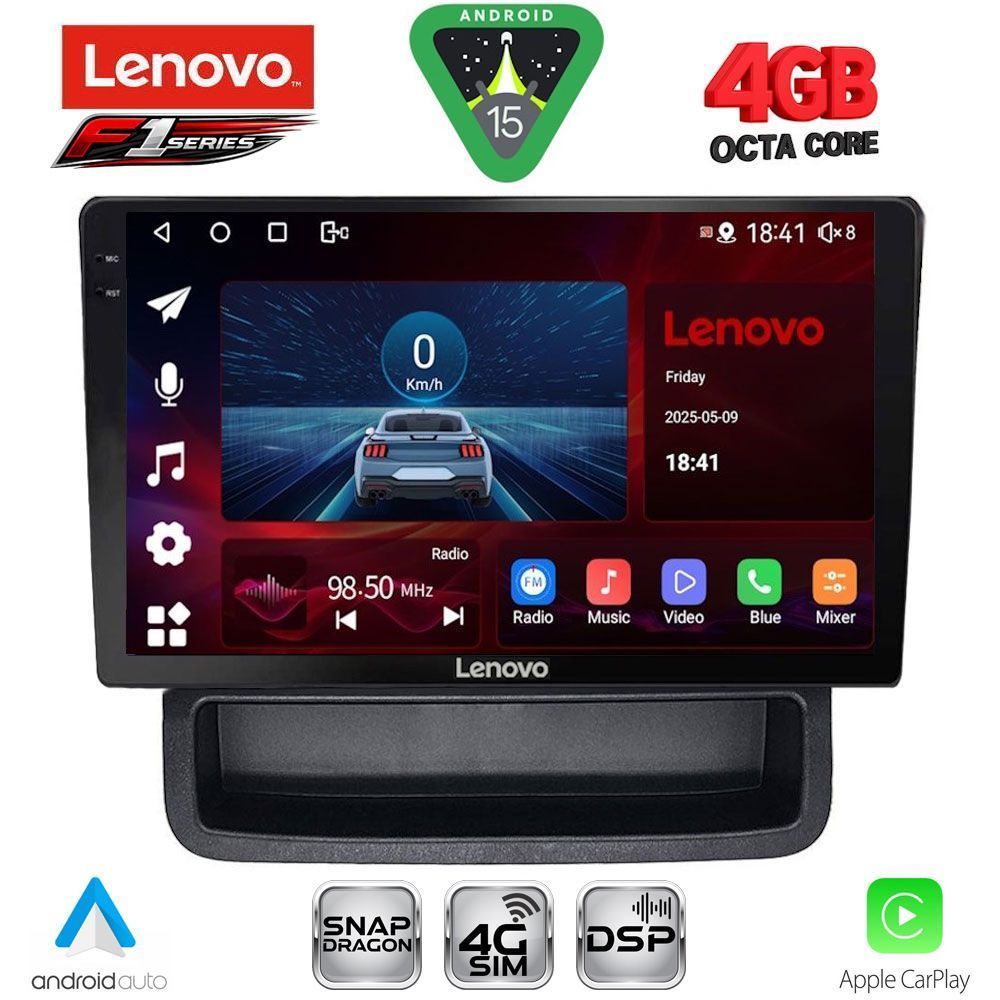 Βλησαρούλης Car Center - LENOVO SSQ 9559_CPA (10inc) MULTIMEDIA TABLET for OPEL VIVARO – RENAULT TRAFIC - NISSAN PRIMASTAR mod. 2004-2015