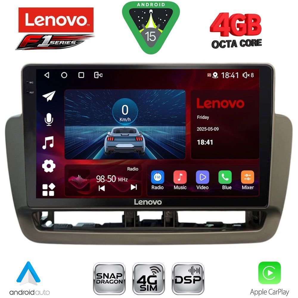 Βλησαρούλης Car Center - LENOVO SSQ 9572_CPA (9inc) MULTIMEDIA TABLET for SEAT IBIZA mod. 2012-2015