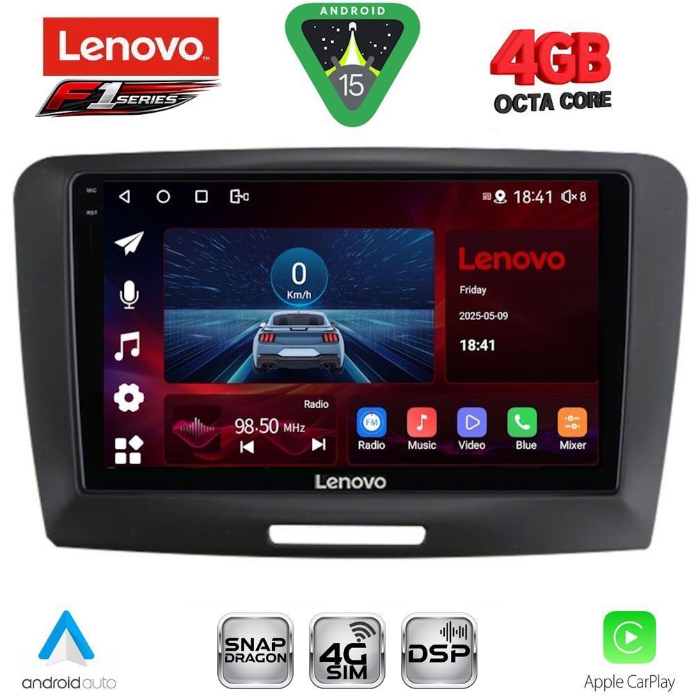 Βλησαρούλης Car Center - LENOVO SSQ 9604A_CPA (9inc) MULTIMEDIA TABLET for SKODA SUPERB mod. 2008-2015