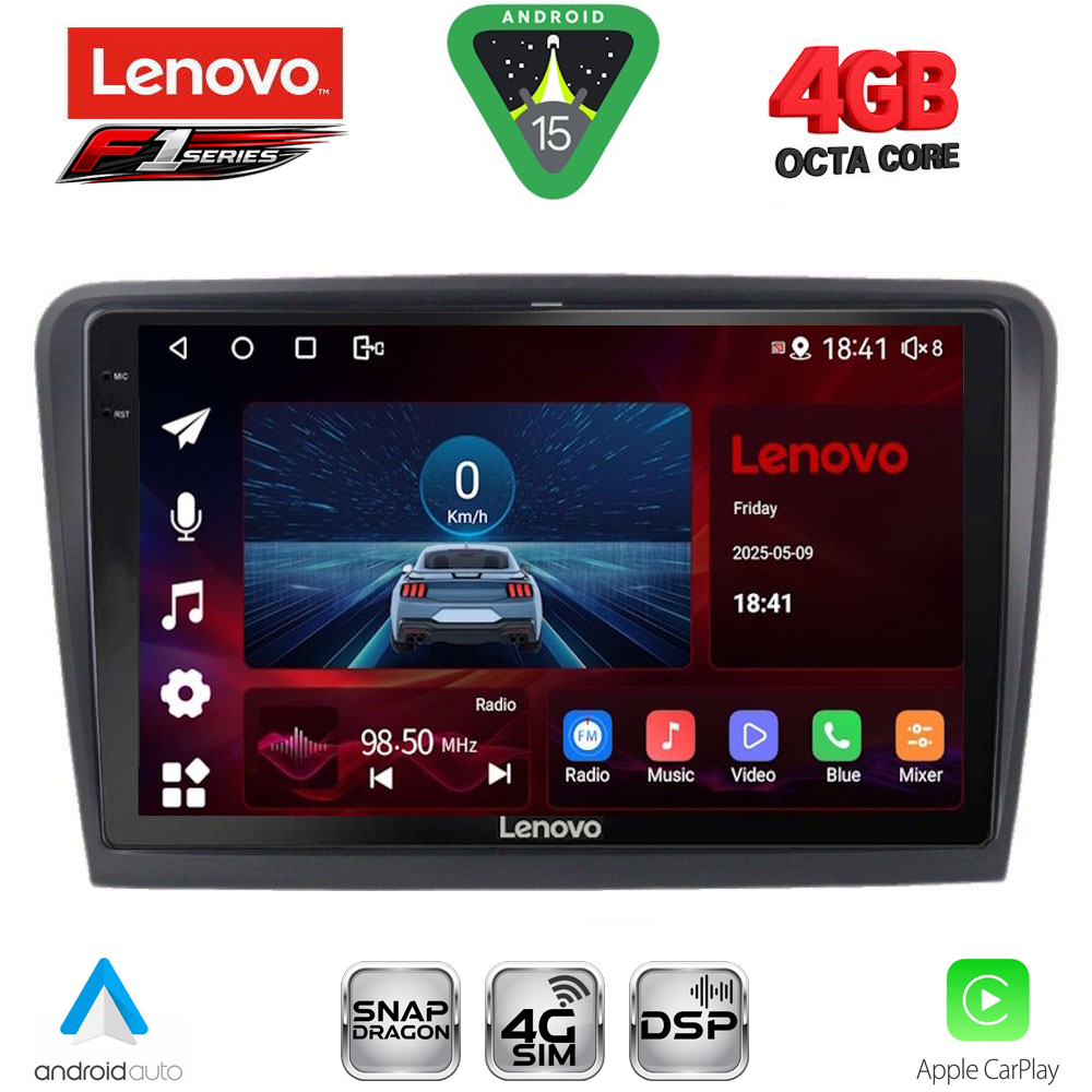 Βλησαρούλης Car Center - LENOVO SSQ 9604B_CPA (10inc) MULTIMEDIA TABLET for SKODA SUPERB mod. 2008-2015