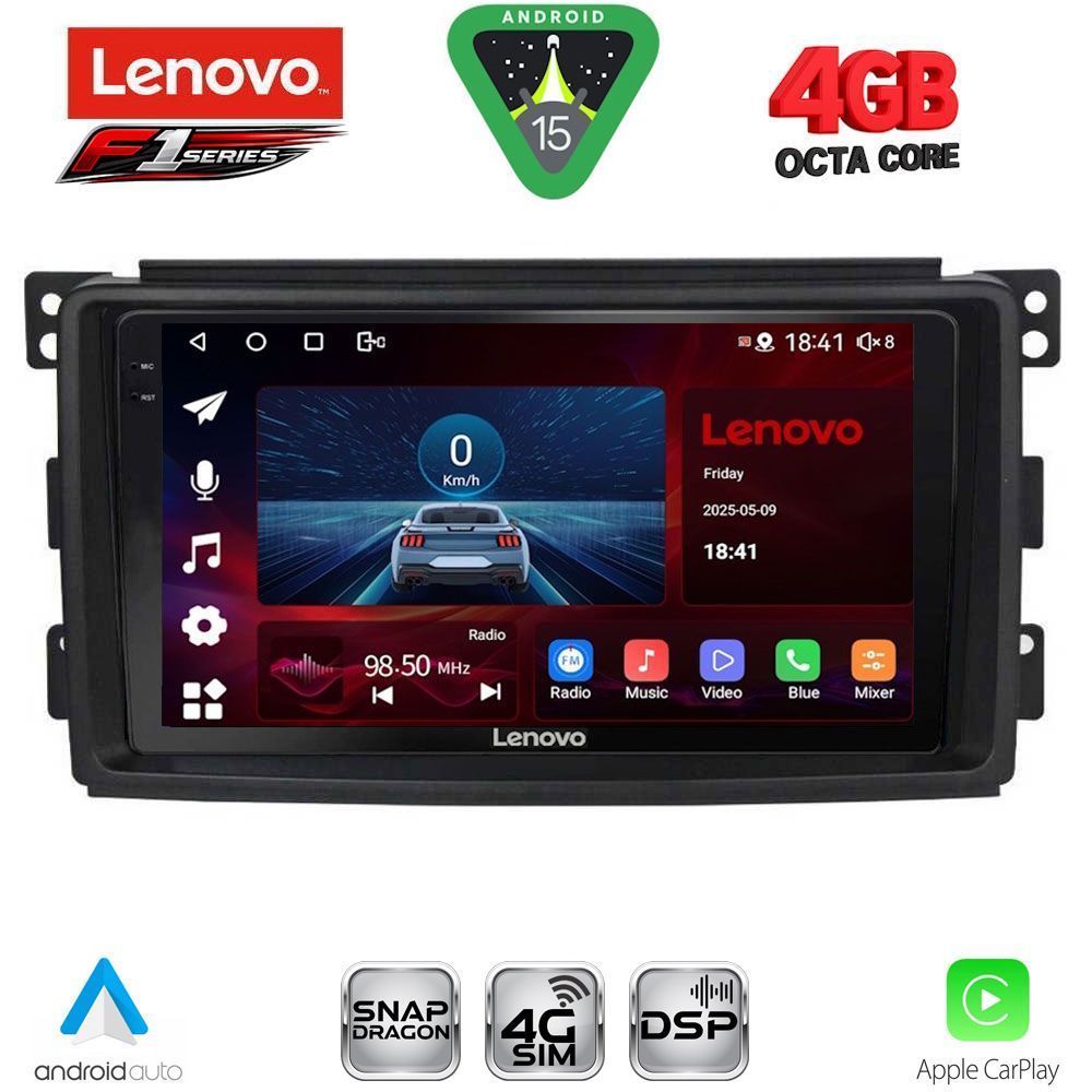 Βλησαρούλης Car Center - LENOVO SSQ 9621_CPA (9inc) MULTIMEDIA TABLET for SMART mod. 2007-2010