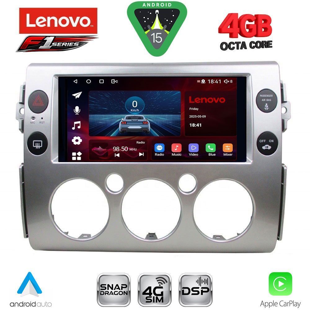 Βλησαρούλης Car Center - LENOVO SSQ 9717_CPA (9inc) MULTIMEDIA TABLET for TOYOTA FJ CRUISER mod. 2007-2013