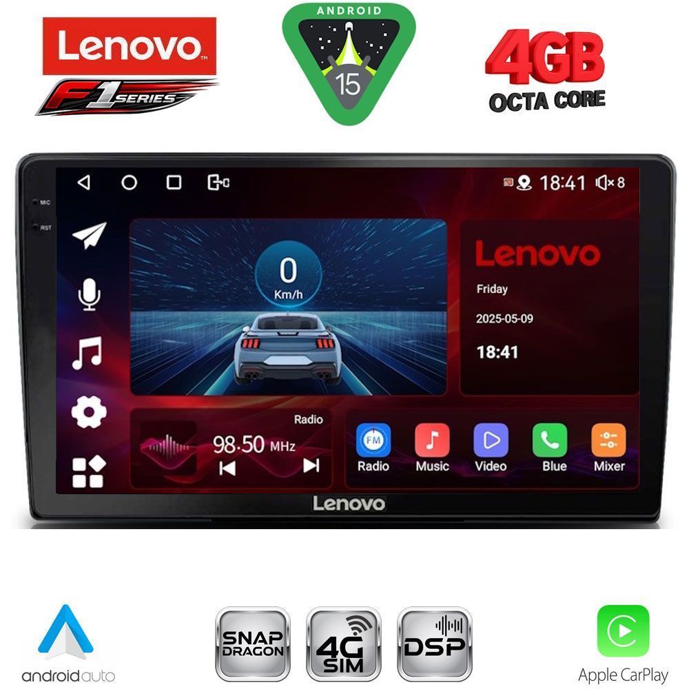 Βλησαρούλης Car Center - LENOVO SSQ 9722_CPA (9inc) MULTIMEDIA TABLET for TOYOTA LANDCRUISER mod. 1998-2003