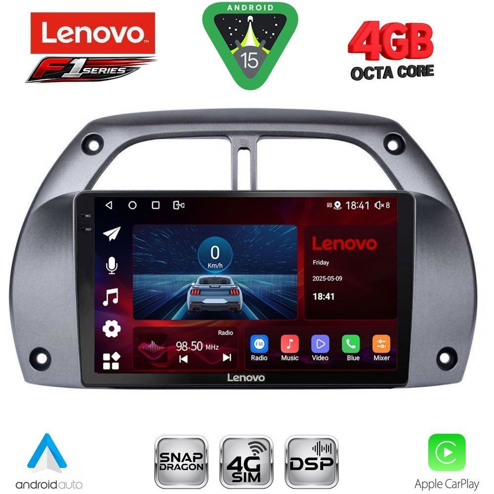Βλησαρούλης Car Center - LENOVO SSQ 9730_CPA A/C (9inc) MULTIMEDIA TABLET for TOYOTA RAV 4 mod. 2000-2006