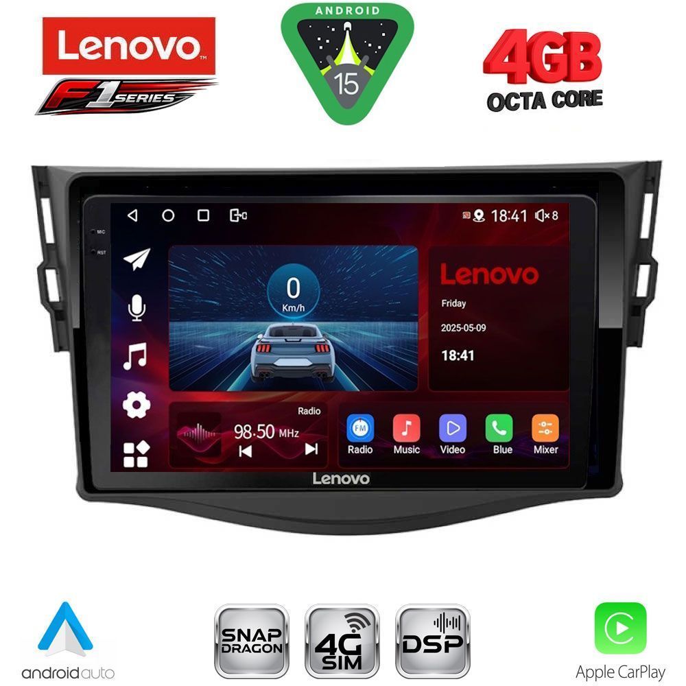Βλησαρούλης Car Center - LENOVO SSQ 9731_CPA (9inc) MULTIMEDIA TABLET for TOYOTA RAV 4 mod. 2006-2012