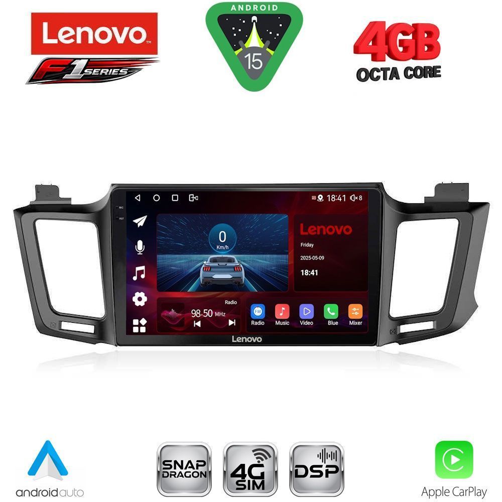 Βλησαρούλης Car Center - LENOVO SSQ 9733_CPA (10inc) MULTIMEDIA TABLET for TOYOTA RAV 4 mod. 2013-2019