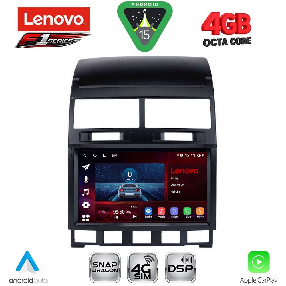 Βλησαρούλης Car Center - LENOVO SSQ 9765_CPA (9inc) MULTIMEDIA TABLET for VW TOUAREG mod. 2003-2011