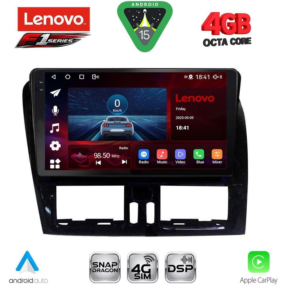 Βλησαρούλης Car Center - LENOVO SSQ 9787_CPA (9inc) MULTIMEDIA TABLET for VOLVO XC60 mod. 2009-2017