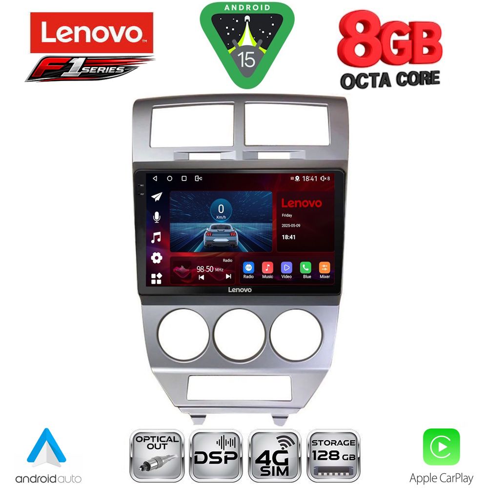 Βλησαρούλης Car Center - LENOVO SSR 10275_CPA (10inc) MULTIMEDIA TABLET for DODGE CALIBER mod. 2006-2012