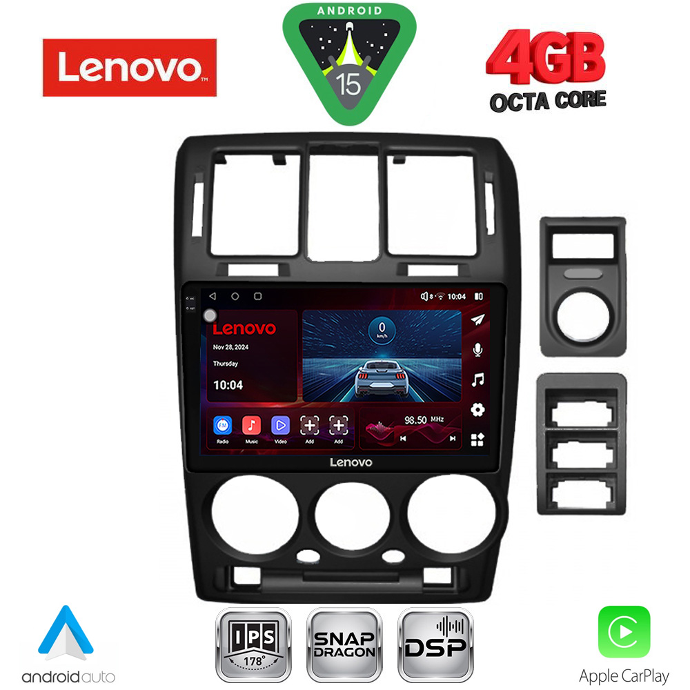 Βλησαρούλης Car Center - LENOVO SSV 9222BL_CPA (9inc) MULTIMEDIA TABLET for HYUNDAI GETZ mod. 2002-2011 (BLACK)