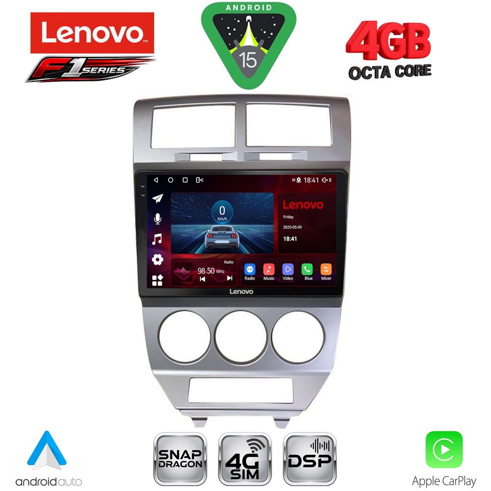 Βλησαρούλης Car Center - LENOVO SSQ 9275_CPA (10inc) MULTIMEDIA TABLET for DODGE CALIBER mod. 2006-2012
