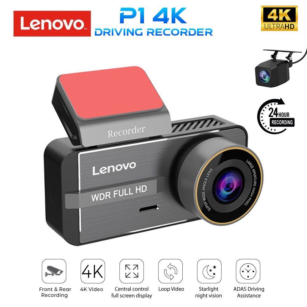 Βλησαρούλης Car Center - LENOVO DVR P1_4K (3.39'' screen) with 24H recording