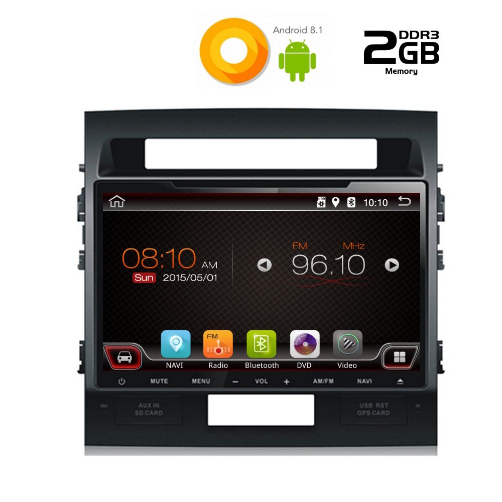 Βλησαρούλης Car Center - DIGITAL IQ 8382_GPS (9inc) MULTIMEDIA SYSTEM for TOYOTA LANDCRUISER J150 mod. 2008-2015