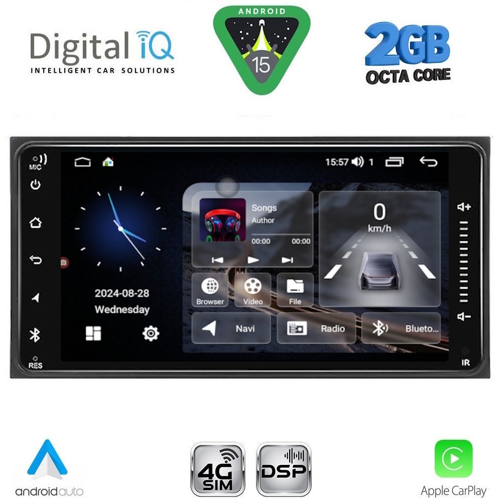 Βλησαρούλης Car Center - DIGITAL IQ BLF 362_CPA (6.5” DECK) MULTIMEDIA SYSTEM for TOYOTA ALL (200mm)