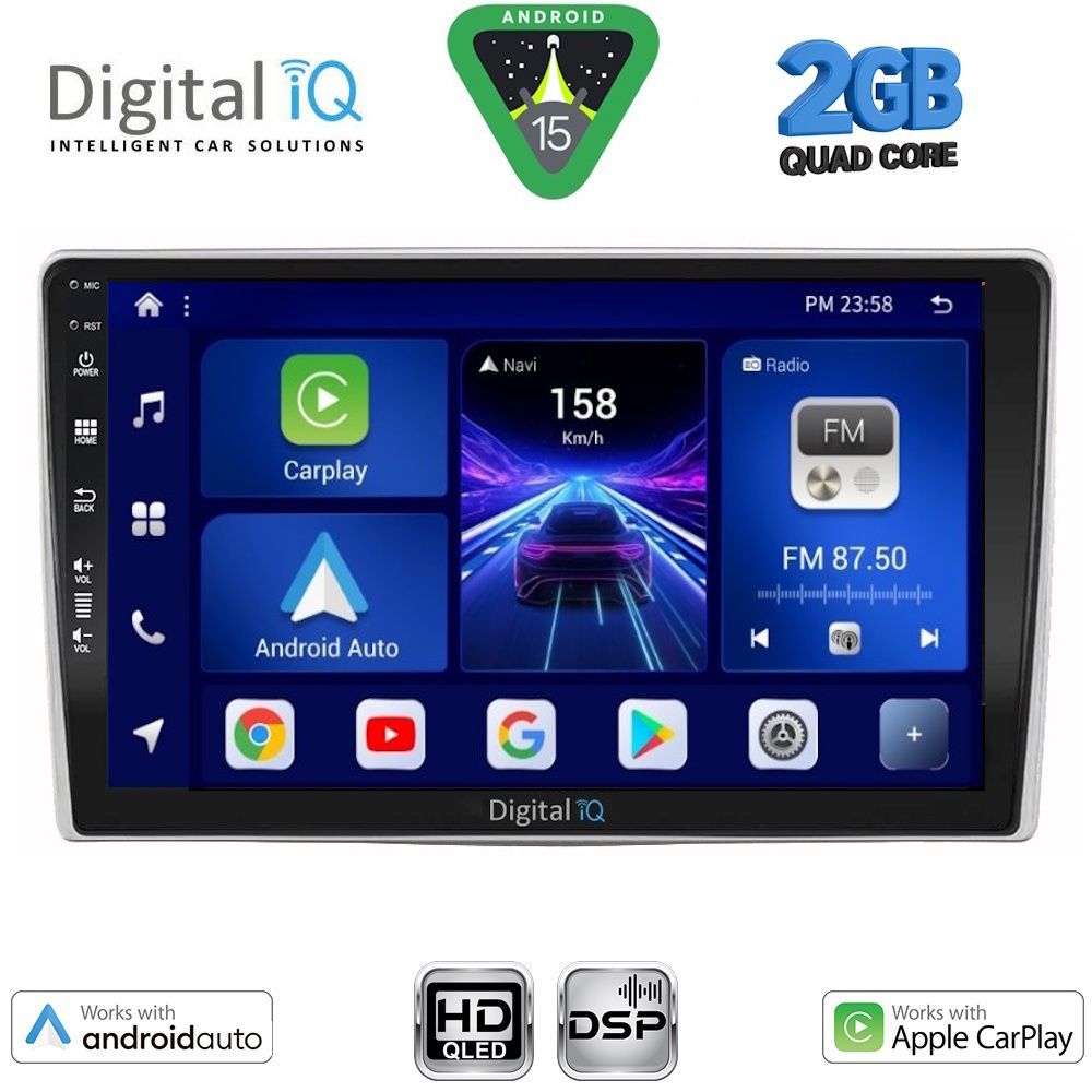 Βλησαρούλης Car Center - DIGITAL IQ BXC 3028_CPAA (9inc) MULTIMEDIA TABLET for ALFA ROMEO MITO mod. 2008-2018