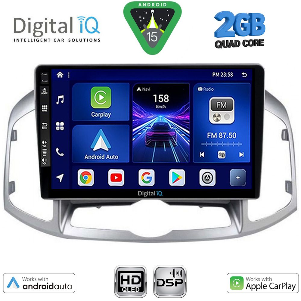Βλησαρούλης Car Center - DIGITAL IQ BXC 3071_CPAA (10inc) MULTIMEDIA for CHEVROLET CAPTIVA mod. 2012-2018