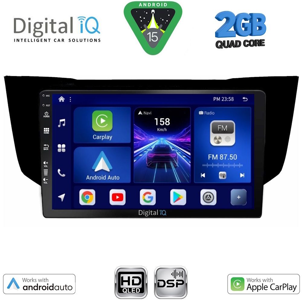 Βλησαρούλης Car Center - DIGITAL IQ BXC 3345BL_CPAA (9inc) MULTIMEDIA TABLET for LEXUS RX 300 – 400 mod. 2003-2008