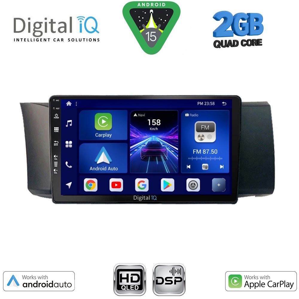 Βλησαρούλης Car Center - DIGITAL IQ BXC 3669_CPAA (9inc) MULTIMEDIA TABLET for TOYOTA GT86 – SUBARU BRZ mod. 2012-2026