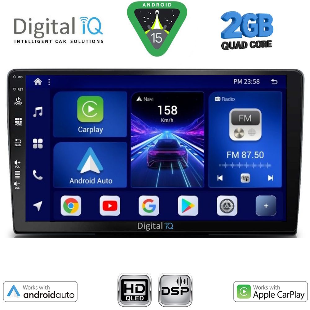 Βλησαρούλης Car Center - DIGITAL IQ BXC 3722_CPAA (9inc) MULTIMEDIA TABLET for TOYOTA LANDCRUISER mod. 1998-2003