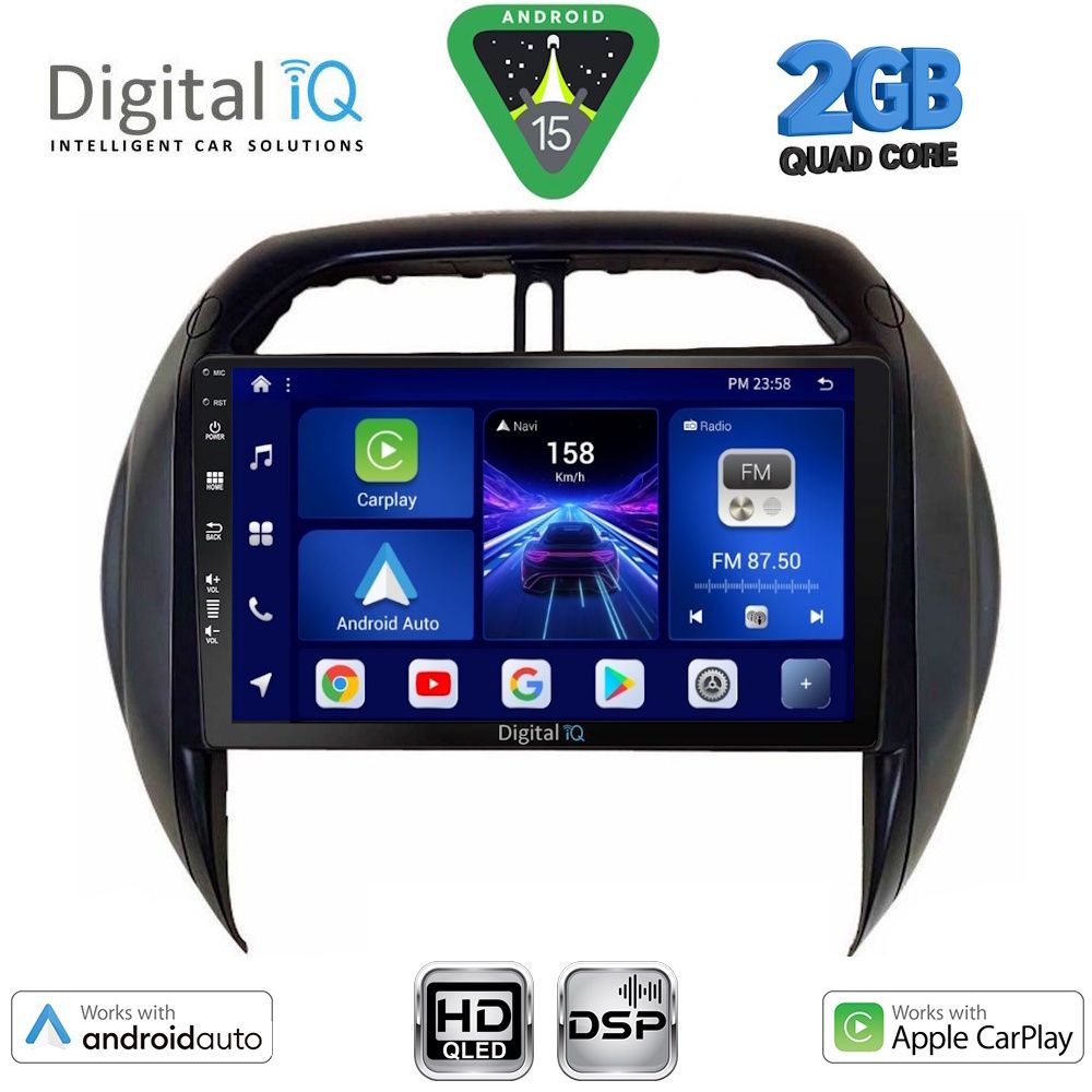 Βλησαρούλης Car Center - DIGITAL IQ BXC 3730_CPAA CLIMA (9inc) MULTIMEDIA TABLET for TOYOTA RAV 4 mod. 2000-2006