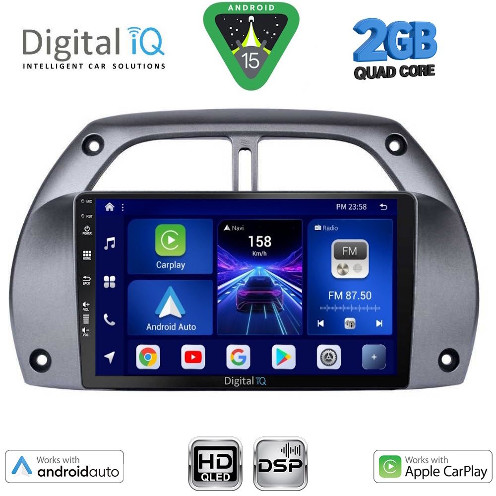 Βλησαρούλης Car Center - DIGITAL IQ BXC 3730_CPAA A/C (9inc) MULTIMEDIA TABLET for TOYOTA RAV 4 mod. 2000-2006