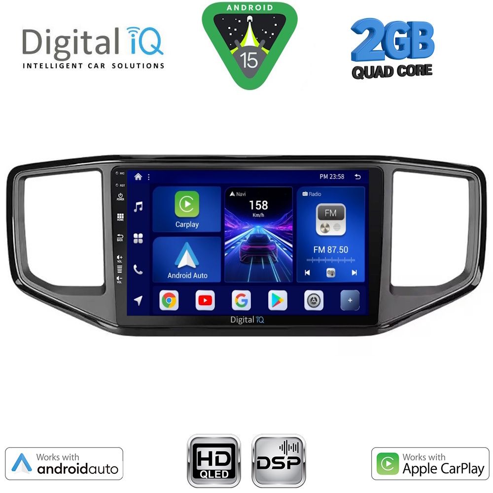 Βλησαρούλης Car Center - DIGITAL IQ BXC 3754_CPAA (9inc) MULTIMEDIA TABLET for VW AMAROK mod. 2017-2022
