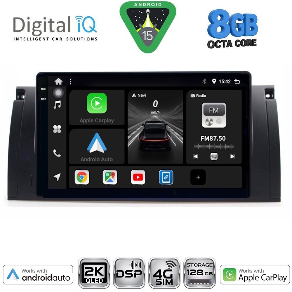 Βλησαρούλης Car Center - DIGITAL IQ BXF 11045_CPAA (9inc) MULTIMEDIA TABLET for BMW Series 5 (E39) mod. 1997-2005 | X5 (E53) mod. 1999-2006