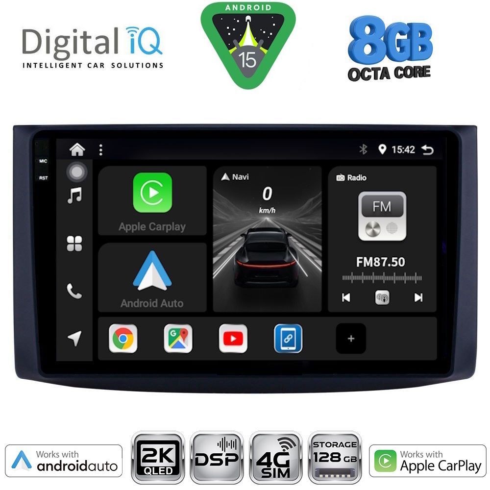 Βλησαρούλης Car Center - DIGITAL IQ BXF 11072_CPAA (9inc) MULTIMEDIA TABLET for CHEVROLET AVEO mod. 2006-2010