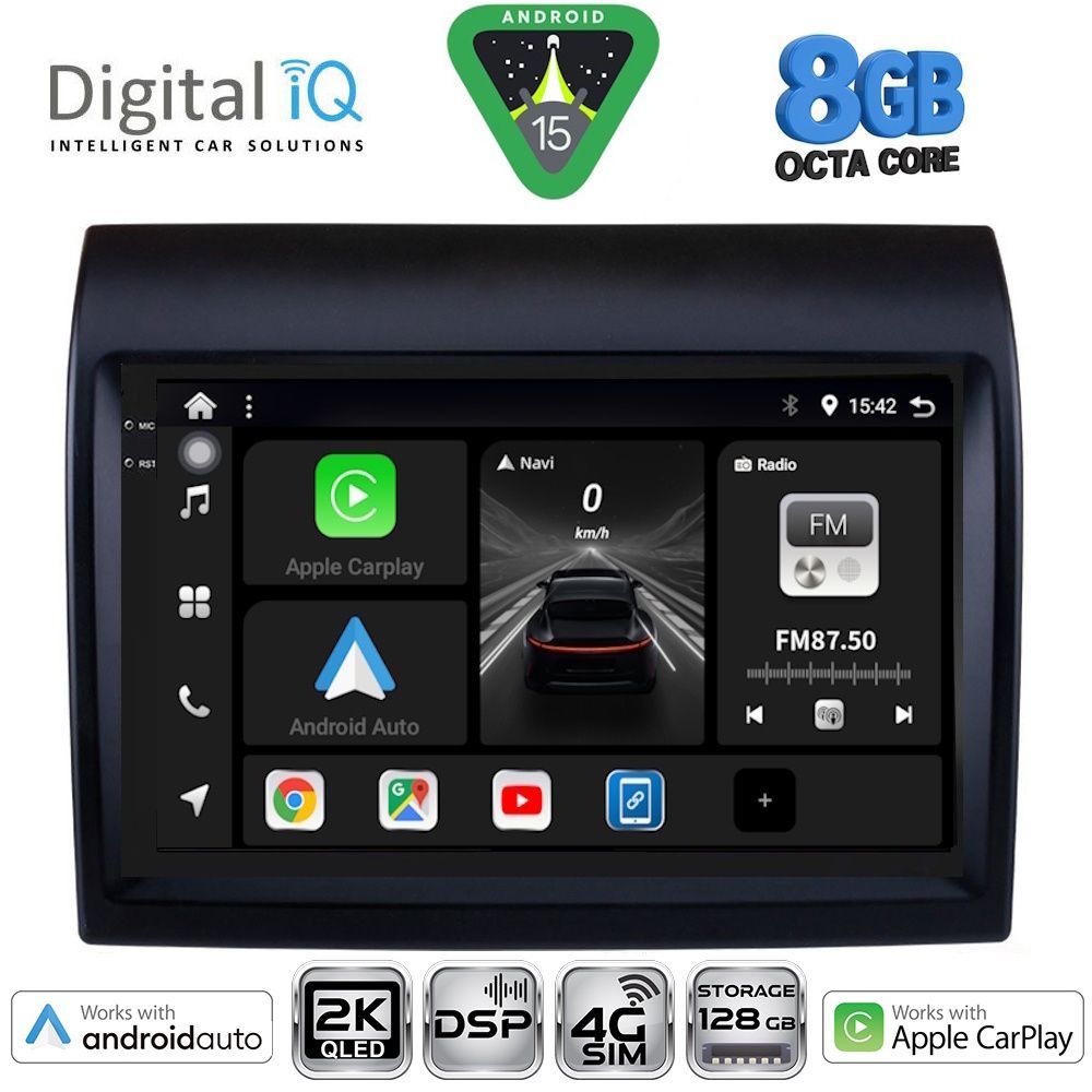 Βλησαρούλης Car Center - DIGITAL IQ BXF 11141_CPAA (9inc) MULTIMEDIA TABLET for FIAT DUCATO – CITROEN JUMPER – PEUGEOT BOXER mod. 2011-2021