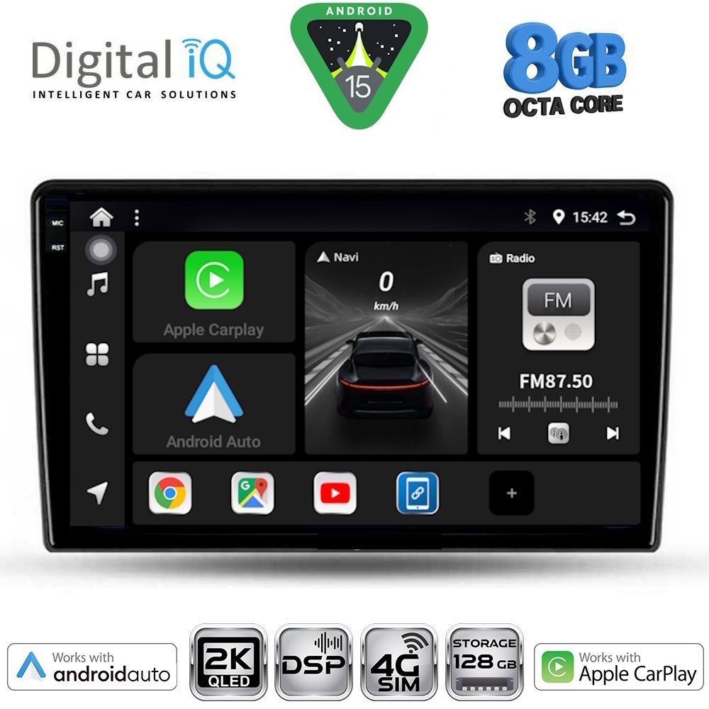 Βλησαρούλης Car Center - DIGITAL IQ BXF 11155_CPAA (10inc) MULTIMEDIA TABLET for FORD FIESTA mod. 2018-2025