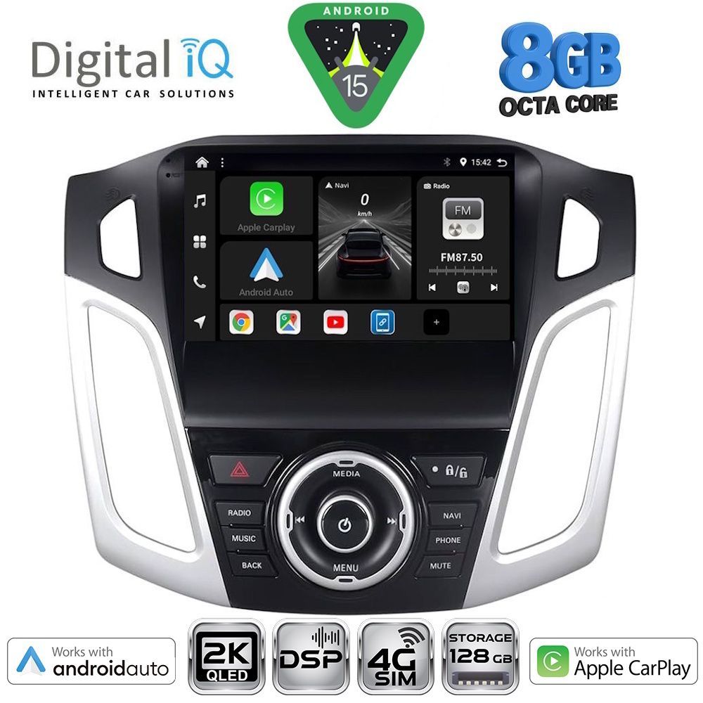 Βλησαρούλης Car Center - DIGITAL IQ BXF 11157_CPAA (9inc) MULTIMEDIA TABLET for FORD FOCUS mod. 2011-2018