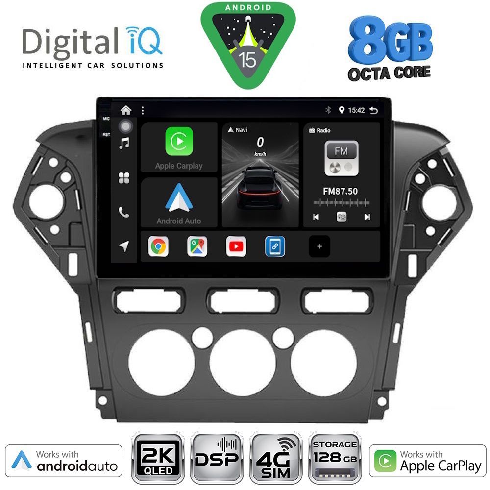 Βλησαρούλης Car Center - DIGITAL IQ BXF 11163_CPAA A/C (10inc) MULTIMEDIA TABLET for FORD MONDEO mod. 2011-2013