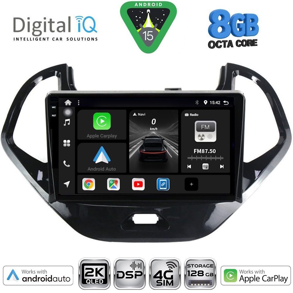Βλησαρούλης Car Center - DIGITAL IQ BXF 11167SH_CPAA (9inc) MULTIMEDIA TABLET for FORD KA mod. 2017-2024