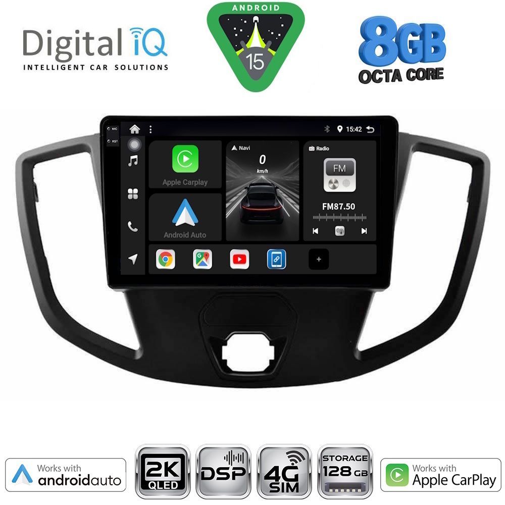 Βλησαρούλης Car Center - DIGITAL IQ BXF 11179_CPAA  (9inc) MULTIMEDIA TABLET for FORD TRANSIT mod. 2014-2020