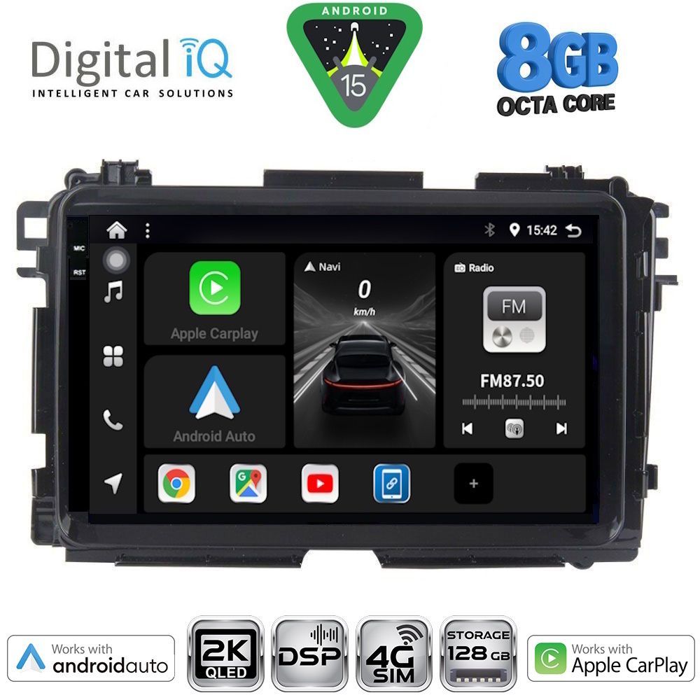 Βλησαρούλης Car Center - DIGITAL IQ BXF 11201_CPAA (9inc) MULTIMEDIA TABLET for HONDA HRV mod. 2015-2021