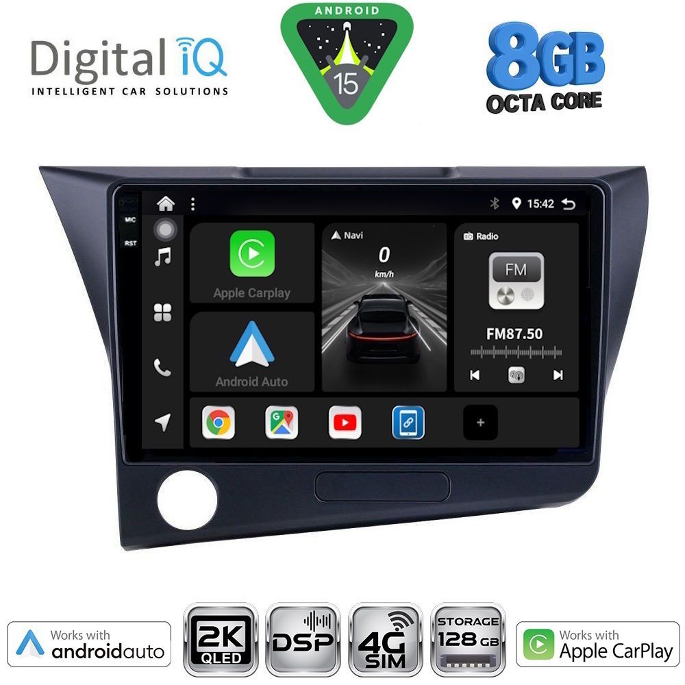 Βλησαρούλης Car Center - DIGITAL IQ BXF 11203_CPAA (9inc) MULTIMEDIA TABLET for HONDA CRZ mod. 2010-2016
