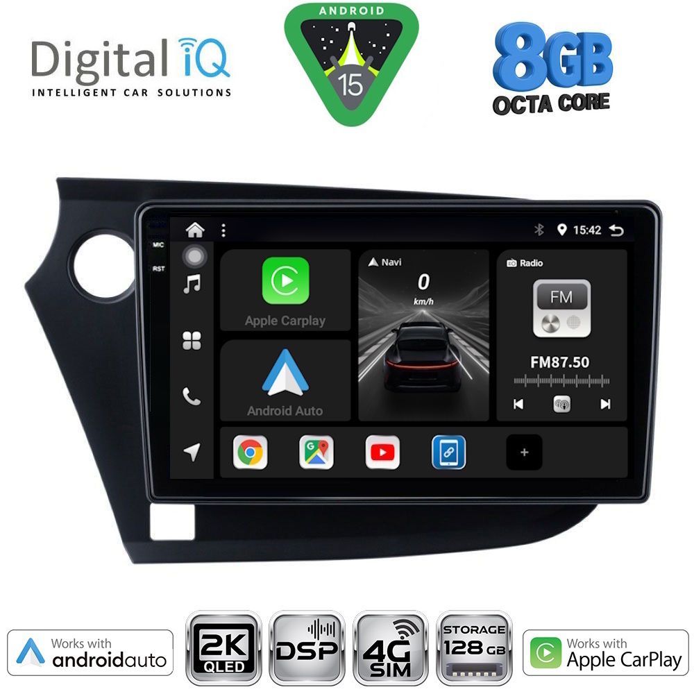 Βλησαρούλης Car Center - DIGITAL IQ BXF 11205_CPAA (9inc) MULTIMEDIA TABLET for HONDA INSIGHT mod. 2009-2014