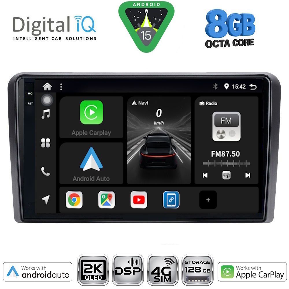 Βλησαρούλης Car Center - DIGITAL IQ BXF 11221_CPAA (9inc) MULTIMEDIA TABLET for HYUNDAI H1 mod. 2007-2020